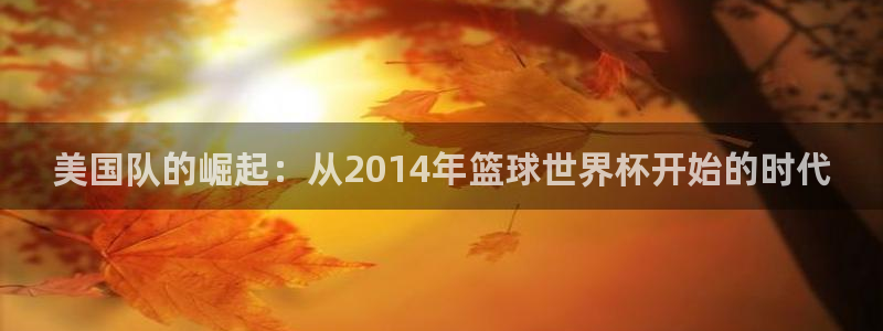 看世界杯：美国队的崛起：从2014年篮球世界杯开始的时代